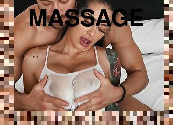 gros-nichons, chatte-pussy, pornstar, massage, couple, humide, cougar, érotique, tatouage