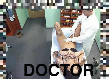 Kirsten comes to get an exam and gets fucked by her horny doctor