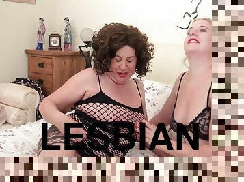 Two lesbians got distracted by horny man while playing with toys and enjoyed hardcore sex
