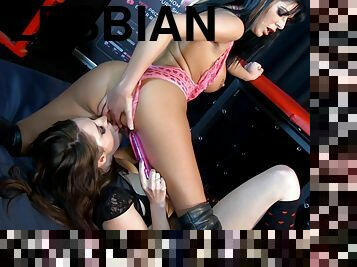 Amazing lesbian scene with dirty Samantha Bentley and Ella Mai