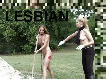 BDSM and a slave role is amazing combination for lesbian couple