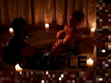 Passionate love making in the candle room with classy Brandi Love