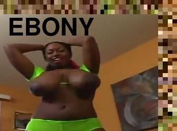 Dirty Ebony chubby milf gets fucked by big black dick