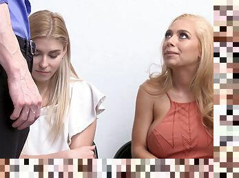 Blondes Strip Searched and Fuck Their Way Out Of Jail