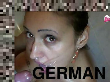 german skinny girlfriend suck piss from dick