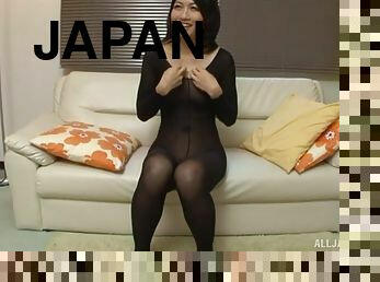 chatte-pussy, japonais, en-nylon, abusée