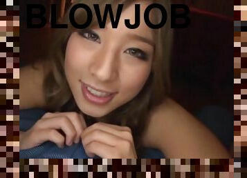 He experiences the best blowjob of his life by Sakura Chinami