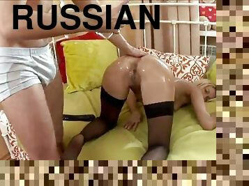 Brutal Anal abuse for Russian Teen Milana