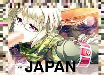 exército, japonesa, penetração-de-braço, hentai, militar