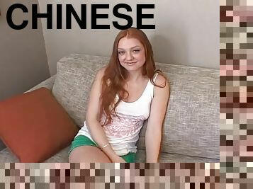 AMWF  American Redhead Farrah Flower Has Sex With Chinese Old Man