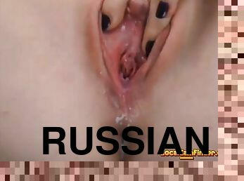 creamy pussy - russian cam babe