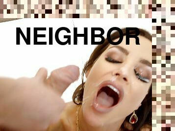 Pretty Lisa Ann gets her delicious pussy pounded by a neighbor