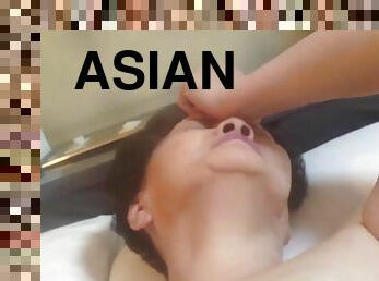 Asian Granny loves anal sex with her friend