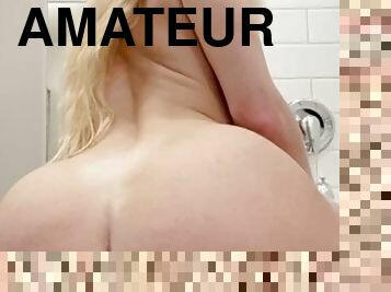 amatori, adolescenta, jucarie, blonda, calarind, dildo, solo