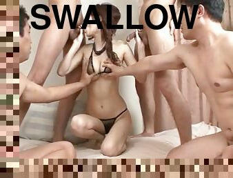 Fuuka Takanashi swallows after raw blowjob - More at javhd.net