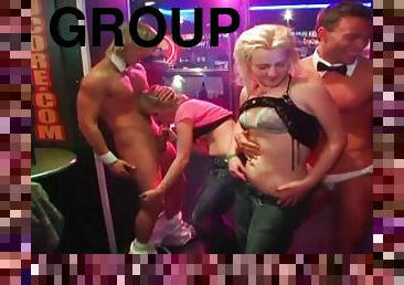 orgie, fête, sexe-de-groupe, club