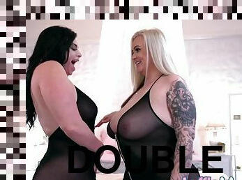 Fat Ass GF Double Team one lucky man