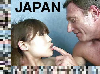 Sweet Japanese lgirl Ibuki Haruhi has never had a white man before.