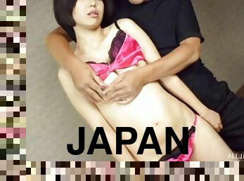 Japanese woman seduced by a horny fellow for a sex session