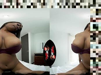 Big Breast Badness - Pov VR hardcore with monster tits ebony