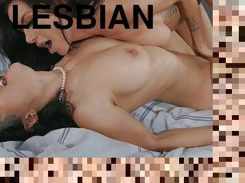 She's Not What She Seems Part 1 Katrina Jade, Gia Dimarco - tattooed brunette lesbians