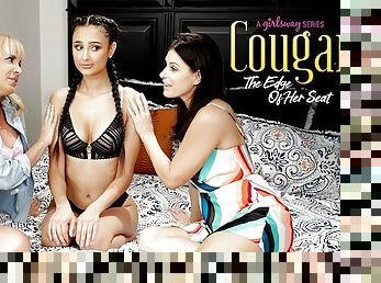 Eliza Ibarra CAUGHT Masturbating by Lesbian Cougar Couple Dana and India !
