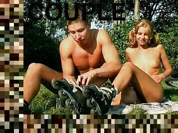 She went rollerblading in the park and ended up getting fucked