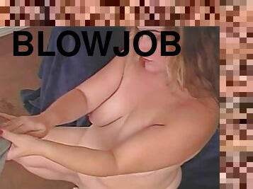 BBW siren is giving a nice handjob and blowjob