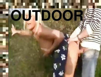 Best friend fucks my mom outdoor