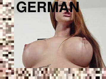GERMAN SCOUT - GINGER GIRL ISABELA TALK TO FUCK AT FAKE MODEL JOB PICK UP - Big ass