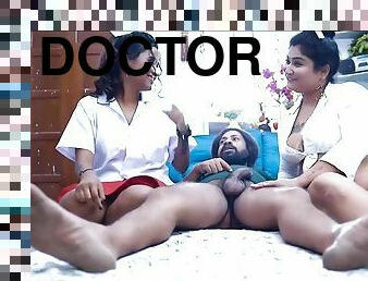 Sexy Doctor & Big Boobs Nurse Uncut - Indian