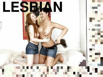 כוס-pussy, לסבית-lesbian, טבעי, ארוטי, חצאית-מיני