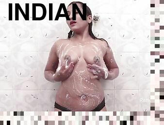 Desi Malai - Indian girlfriend takes shower before getting fucked wet