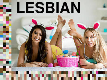 Gorgeous hispanic babe Katana Kombat has lesbian fun with Nicole Aniston