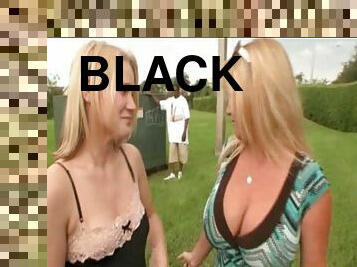 Sandra and Paula do not mind sharing a black monster dick