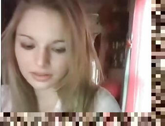 Blonde tiny masturbate on webcam - Vol.2