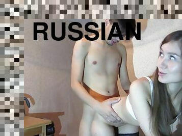 Hot Russian girl has sex on Webcam