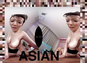 Asian lustful vixen VR aphrodisiac sex clip