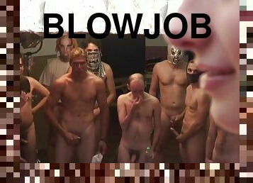 blowjob, hjemmelaget, gangbang, bukkake