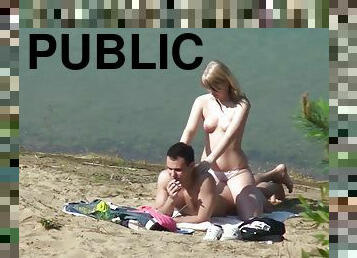 PUBLIC BEACH Suck and Fuck CAUGHT On CAMERA