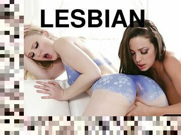 Hot compilation of nasty lesbians playing with wet pussies