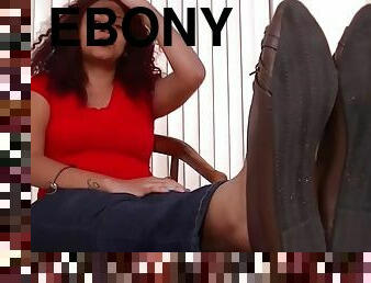 Ebony smelly flats