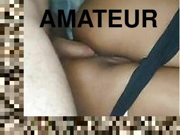 cul, amateur, anal, énorme-bite, ejaculation-interne, mignonne, bite