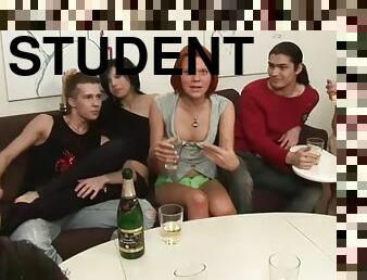 Student sex friends party all night long