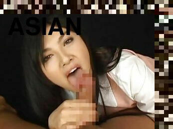 Saori Hara Makes A Guy Cum In Her Mouth From A BJ