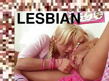 PREMIUMGFS - Little Laney lesbian pussy licking and fingering