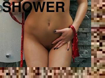 Aletta ocean horny chick showering nudes