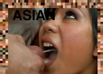 asiatique, thaï, ejaculation, boules
