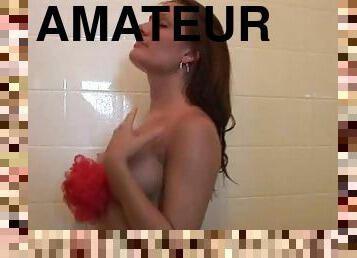Hot Shower Video With The Amateur Babe Katie