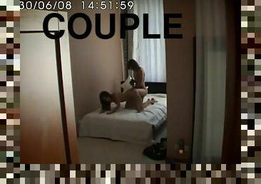 Horny Amteur Couple Fuck in Security Cam Porn Video